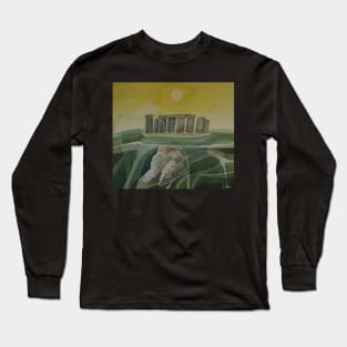 Stonehenge England Landscape Britain Long Sleeve T-Shirt